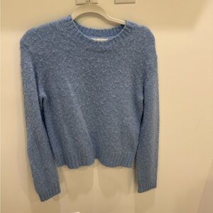 Helmut Lang Soft Blue Crew Neck Sweater Size M